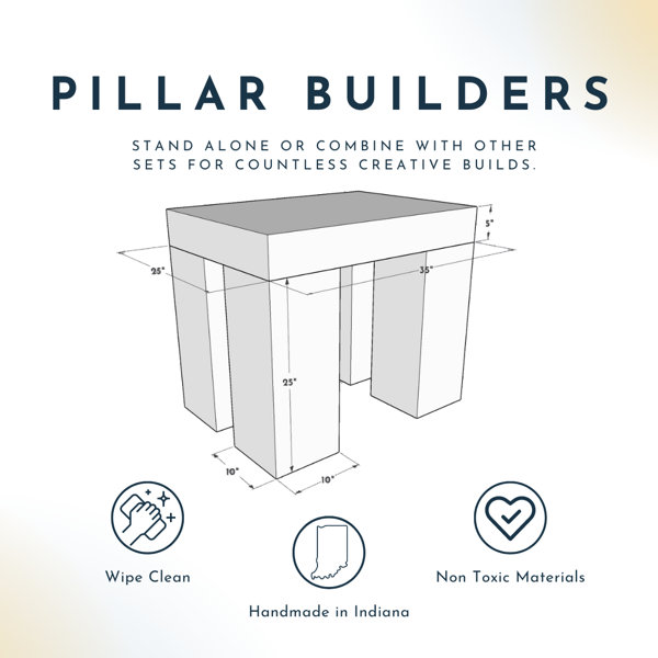 Foamnasium Pillar Builders & Reviews | Wayfair